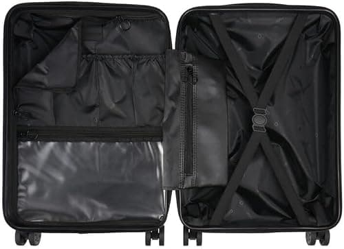 Cabin Max Valise à Main 55x35x25 cm, légère, Coque Rigide, Bagage à Main, avec 4 Roues, Serrure à 3 Chiffres (Bodo Grun, Air France, KLM), Bodo Grun, 55 x 35 x 25cm ...