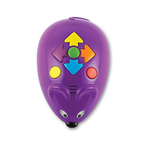 Learning Resources Code & Go Souris robot (31 pièces), jouet robot programmable, les enfants apprennent à programmer, Jouets STEM de codage, jouets de codage sans écran pour les enfants de 4+