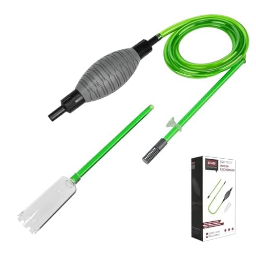 boxtech Aquarium Changer l'eau, Kit de Nettoyage pour Gravier d'aquarium avec Siphon pour Changer l'eau et Nettoyer Le Sable