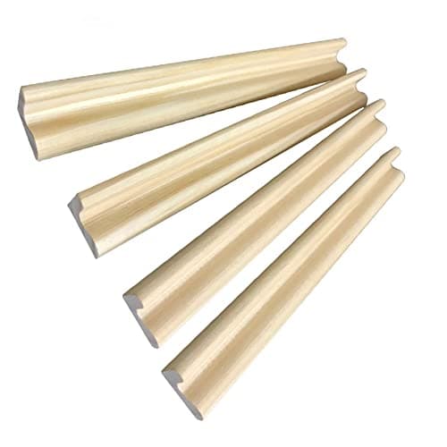 Support De Domino Plateau en Bois, 4 Pièces Porte-Cartes en Bois Présentoir De Jouets Carreaux De Mahjong Support De Carreaux en Bois Support D'affichage en Bois Support De Domino Multifonction