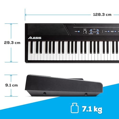 ALESIS RECITAL piano numérique 88 touches semi-lestées avec enceinte intégrées et cours gratuits