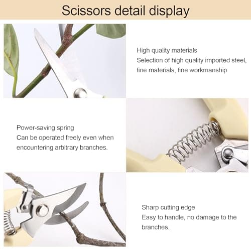 Tiges Bâtonnets en Bois Ronde, Ronde en Hêtre Lisse, Bois Massif Ronde, Bois de Hêtre pour le Bricolage, Bâtonnets Bambou Naturels, Avec Ciseaux D'élagage, 50 Pièces