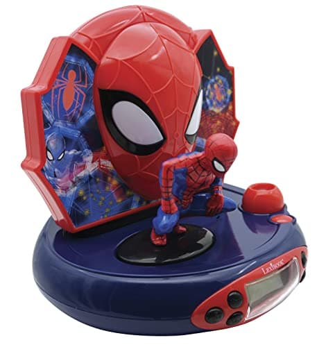 Lexibook - RP500SP - Jeu Electronique - Radio Réveil Projecteur - Spider-Man, Multicolore