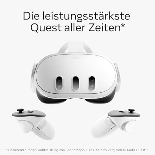Meta Quest 3 512 Go – Le plus puissant des Quest – L’expérience ultime de réalité mixte – Batman: Arkham Shadow et 3 mois d’essai de Meta Quest+ inclus