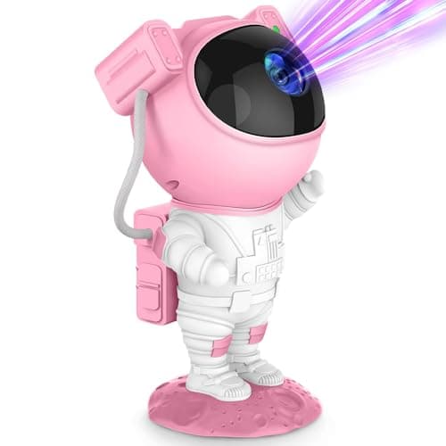 AceGamer Astronaute Projecteur Galaxie,Projecteur ciel etoile avec minuteur et télécommande et Angle Réglable,Astronaute Projecteur avec Nébuleuse et Étoile,Cadeaux Pour Enfants et Adultes