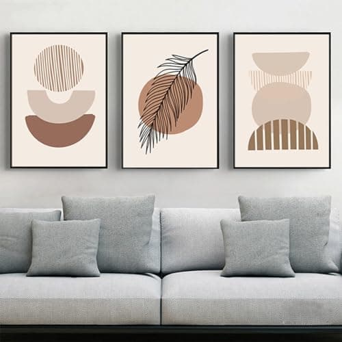 Lot de 3 posters muraux, imprimés de feuille botanique, modernes, abstraits, sans cadre, image 02, 20 x 30 cm