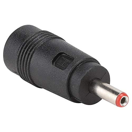 Bewinner 5PCS DC 3 à 24 V Mini Adaptateurs d'alimentation, 5.5 x 2.1 Femelle à 3.5 x 1.35MM Mâle Adaptateur CC Connecteur Audio & Vidéo Routeur Convertisseur de Puissance, Noir
