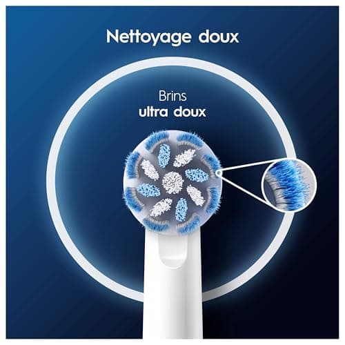 Oral-B Pro Sensitive Clean Brossettes pour Brosse à dents électriques, Pack De 10 Unités, Convient À Une Boîte Aux Lettres