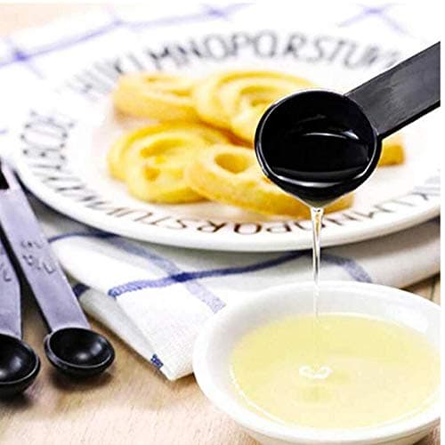 10pcs/set Measuring Cups Spoons Kitchen Tools Cups Foodservice Spoons Baking Cake Liquid Flour Ingredients Measure Spoon