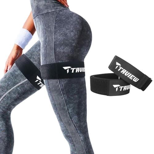 TAVIEW Bandes d'occlusion pour Femmes, renforcement des Fesses et des Hanches, Bandes de Restriction du Flux sanguin, Paquets BFR, Meilleures Bandes de résistance en Tissu pour l'entraînement des