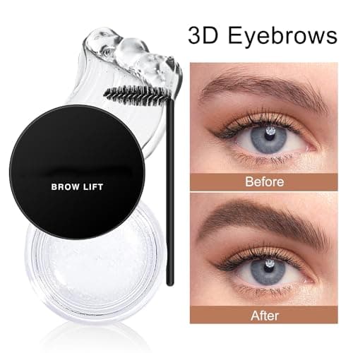 Zuofan Gel à Sourcils Professionnel, Lasting Eyebrow Gel, pour Maintenir les Sourcils en Place, Crée un Aspect Moelleux à Plumes, 14g