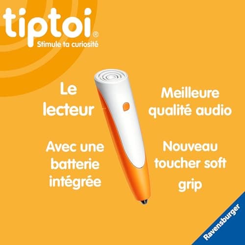 Ravensburger - tiptoi® - Starter Set - Lecteur + Livre Cherche et Trouve 'Mon Monde' - Jeu éducatif électronique, sans écran - Dès 2 ans - version française - 00174