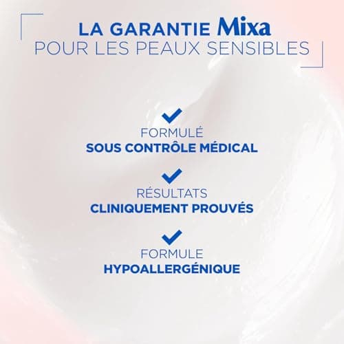 Mixa Expert Peau Sensible - Pommade Ultra-Réparatrice Cica Réparation 10-en-1 - Peaux Extra Sèches et Rugosités - Pieds, Genoux, Mains, Coudes - 100H d'Hydratation - Hypoallergénique - 150 ml
