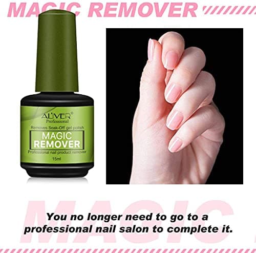 Dissolvant Magique De Vernis A Ongles,Outil De Dissolvant De Vernis En Gel,Enlève Facilement Et Rapidement, Protège et Ne Blesse Pas