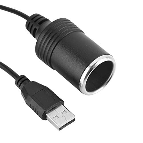 Mugast 12V USB Car Cigarette Lighter, Adaptateur de Prise Allume-Cigare Femelle de Voiture