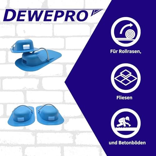 DEWEPRO 1 paire de chaussures pour carrelage - Lisses - Chaussures à chape