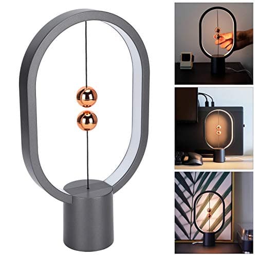 Hztyyier Lampe de Bureau LED pour ChambreMaison, Bureau, Balance Lamp Office Supplies, Touch Dimmer Balance Magnetic Lamps Lampe de Table LED24.8 * 14 * 5.5CM Office Supplies