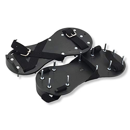 DEWEPRO Ensemble de revêtement de sol : Rouleau de dégazage, Raclette à grand format et Chaussures à clous