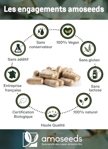 Anti-stress BIO | Aubépine, Safran, Mélisse | Équilibre Émotionnel, Relaxation, Réduit la Tension Nerveuse | 90 gélules de 423mg | Fabriqué en France | Qualité Supérieure