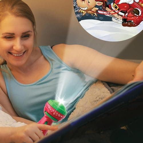 Projecteur de lampe de poche pour , projecteur de lampe de poche de Noël | Projecteur de torche drôle - Projecteur de torche pour , projecteur de diapositives à 24 motifs de noël, torche amusante pour