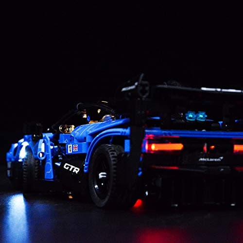 ZHLY Kit d'éclairage LED Compatible avec Lego 42123 Technic McLaren Senna GTR LED Lumière Kit 42123 (Building Blocks Modèle Non Incluse) (Version classique)
