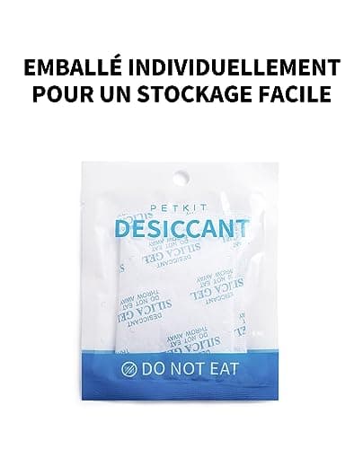 PETKIT Lot de 5 paquets de déshydratants de rechange pour distributeurs intelligents