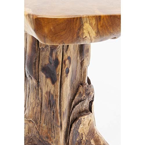 Kare Design Table d'appoint Tree, Nature-Marron, Bois Massif, Tronc d'Arbre, Style Rustique, Chaque Table Unique, Capacité de charge max 35kg, Décoration Chambre, Salon, Maison, 50x40x40 cm (H/L/P)