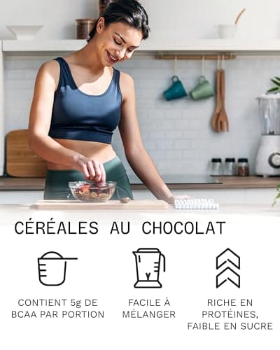 PhD Smart Breakfast| Shake proteiné substitut de repas| Faible en sucre avec extra Vitamines et Mineraux - Céréales - 600 g