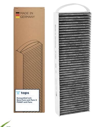 Tops Filtre à charbon actif pour Bora Pure PUAKF - Filtre de qualité supérieure pour votre plaque de cuisson Bora avec hotte aspirante PURU ou PUXU (1 paquet)