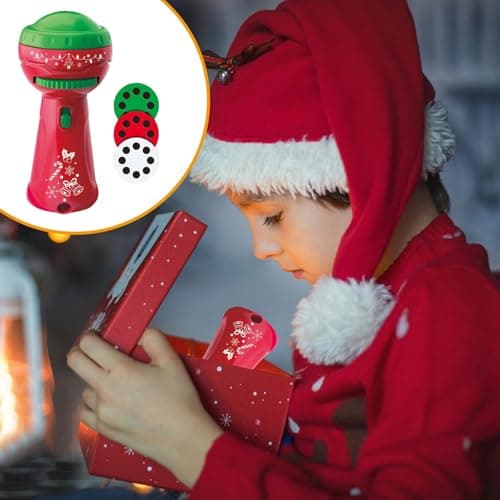 Projecteur de lampe de poche pour , projecteur de lampe de poche de Noël | Projecteur de torche drôle - Projecteur de torche pour , projecteur de diapositives à 24 motifs de noël, torche amusante pour
