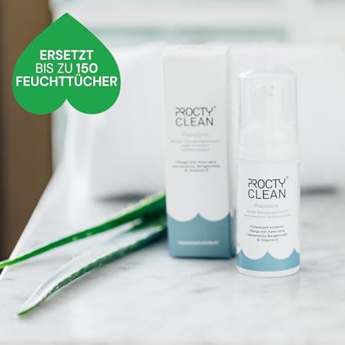 ProctyClean® PopoLino Mousse nettoyante douce avec aloe vera, hamamélis, bergamote et vitamine E