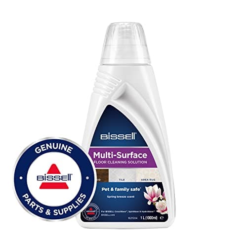BISSELL Formule Multi-Surfaces | Pour vos Sols durs, Planchers, Carrelages, Sols stratifiés, Tapis & Noquettes | Élimine Taches et Odeurs | 1L | Compatible avec la gamme CrossWave | 1789L