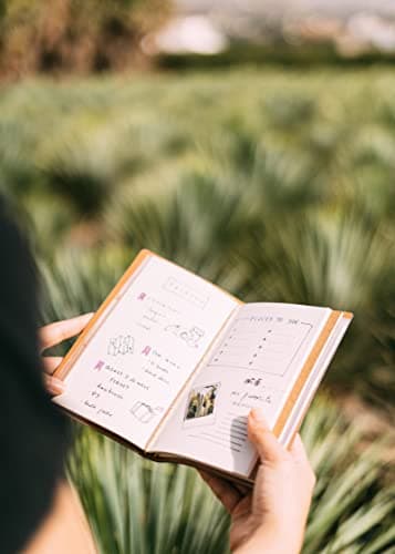 Grupo Erik - Ensemble Carnet de Voyage Astral, Carnet de Notes 2 en 1, Notebook Simili Cuir