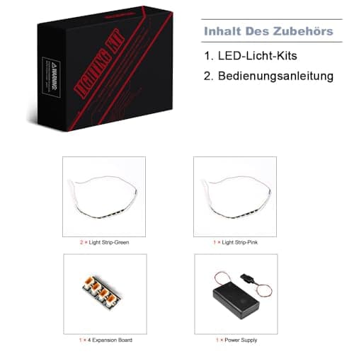 Kit d'éclairage LED pour Lego 71426, Plane piranha, (pas de Lego), kit d'éclairage décoratif pour Lego Piranha, jouet créatif, à partir de 15 ans