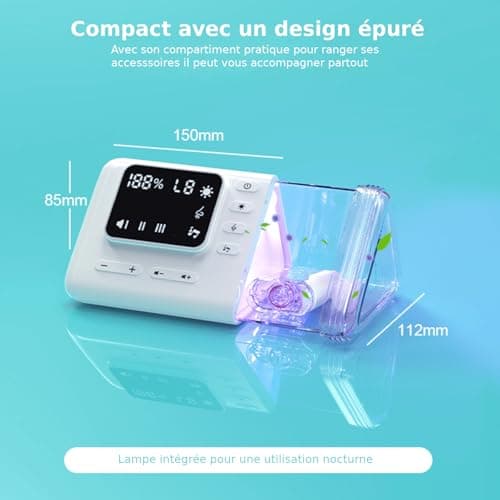 Aspirateur nasal électrique professionnel | Mouche-bébé | Mouche bebe electrique | Lavage nez | Hygiène de bébé | Aspire nez bebe | Ideal nettoyage petits | Accessoire soin bebes | Freenose Pro 2