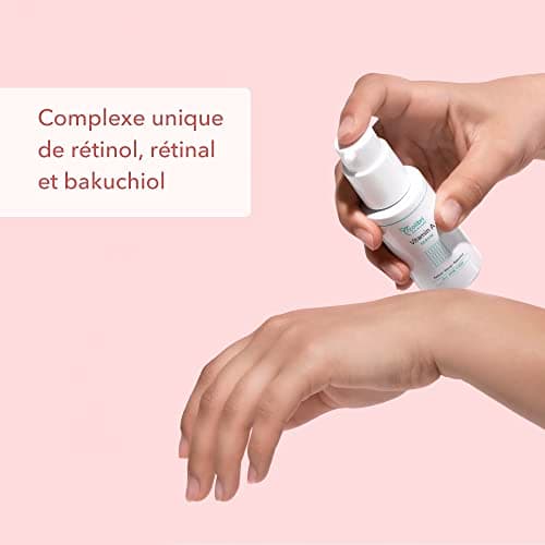 colibri skincare VITAMIN A SERUM (30 ml) - Sérum visage au rétinol, rétinal et bakuchiol contre les signes de vieillissement tels que les rides, ridules et tâches pigmentaires - Made in Germany