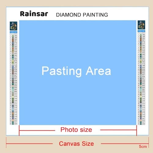 Diamond Painting Personnalisé, Personalisé Diamant Peinture, Perle Diamant Personnalisé Photo, Kit de Broderie au Point de Croix 5D - Art Mural Unique pour la Décoration de la Maison, 30x30cm