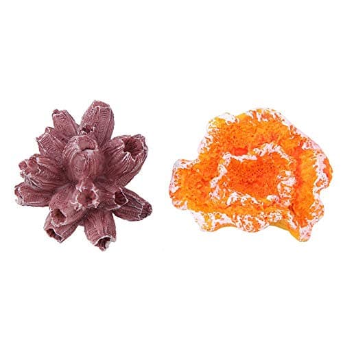 Corail Artificiel en Résine, Décoration Aquarium Eau Douce Salée