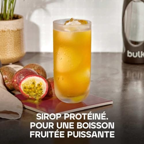 Bulk Clear Whey Isolate, Shake protéiné rafraîchissant, Protéine en Poudre, Rafraichissant et Fruité, Fruit de la Passion, 500 g, 20 Portions