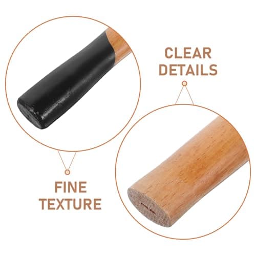 JECOMPRIS Manche De Marteau En Bois Poignées De Marteau De Rechange Maillets Outil À Main Poignée De Marteau Accessoire De Poignée 1500G