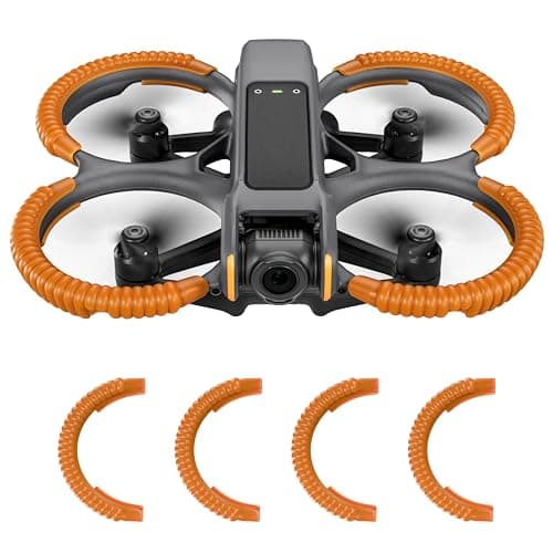 STARTRC avata 2 protecteur d'hélice pour DJI avata 2 drone protection Bumper pour DJI avata 2 fly more combo accessoires anticollision protecteur de prop antichoc (orange)