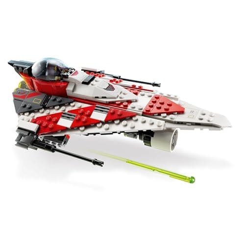 LEGO Star Wars Le Chasseur Stellaire de Jedi Bob - Véhicule à Construire pour Enfants - Vaisseau en Briques avec Minifigurines à Collectionner - Cadeau pour Les Filles et Les Garçons dès 8 Ans 75388