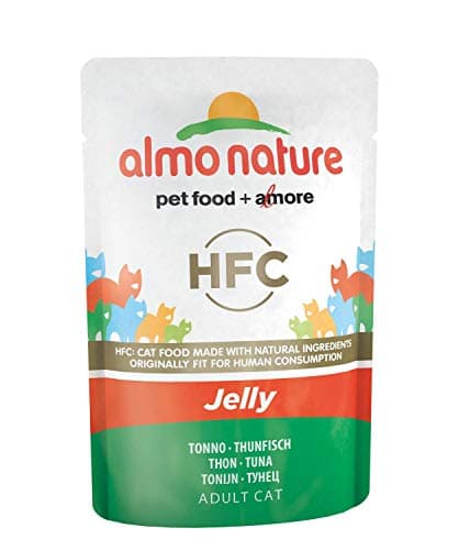 Almo Nature - HFC Jelly - avec Thon et Sole – Nourriture Humide pour Chat Adulte: 24 sachets de 55g