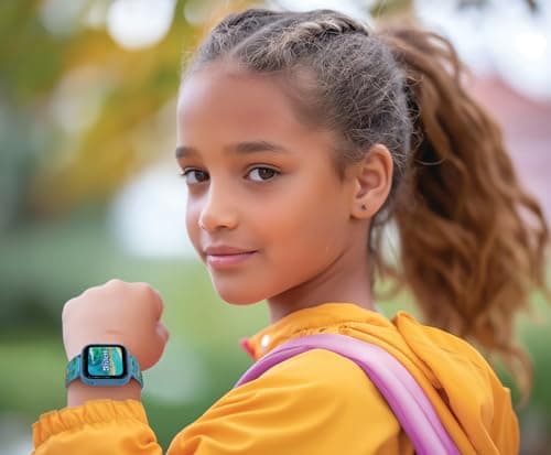 Lexibook Lexibook-DMW070D, Disney Stitch, Montre Selfie, Écran Tactile HD, Appareil Photo 720p, Lecteur MP3, Haut-Parleur intégré, Dictaphone, Podomètre, 5 Jeux, DMW070D, Bleu
