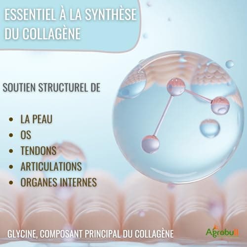 Glycine Poudre | 1000 g (1 kg) | 100% Pure & Sans Additifs | Analysé en Laboratoire