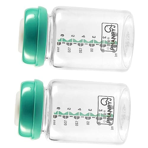 Hohopeti 2 Pièces Biberon De Conservation Du Lait Biberon D'Allaitement Biberon En Verre Biberon
