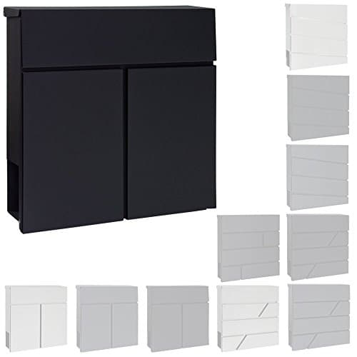Moderne De Boîte Aux Lettres Murale En Acier Inoxydable 18 Modèles V2Aox, Farbe:Edelstahl 4 (MB05)
