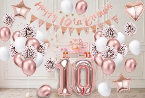 Decoration Anniversaire 11 ans, Ballon Anniversaire 11 ans Or Rose, Deco Anniversaire 11 ans, Ballon 11 ans Anniversaire de Fête, Ballon 11 ans, Ballon Décoration Anniversaire pour 11 ans Garcon Fille