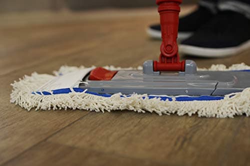 Bellanet Lot de 2 serpillères en coton pour parquet et sols en bois véritable 40 cm - Enlèvement professionnel avec fibres naturelles