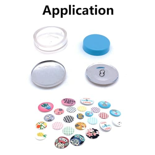 BE-TOOL Lot de 20 boutons ronds recouverts de tissu pour sacs, chapeaux, chemises, sacs à dos, 28 mm